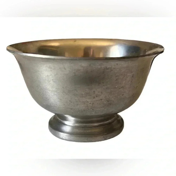 Vintage International Pewter Nut Dish/Serving Bowl Numbered - Picture 1 of 6